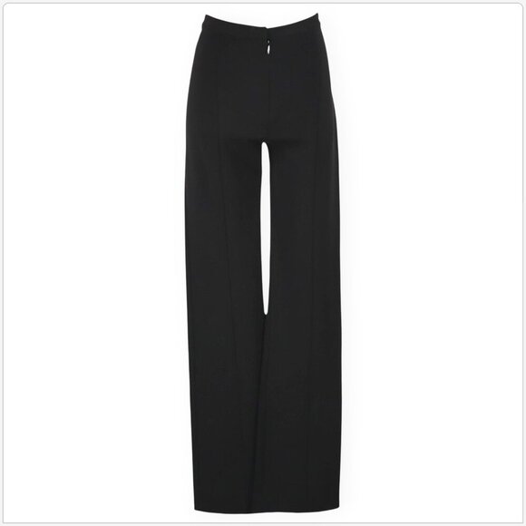 Donna Karan Black Puff Sleeve Jacket Molded Doubleknit Tuxedo Pants Suit NWT 2 - Picture 8 of 12